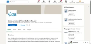 CALB ( China Aviation Lithium Batteries)