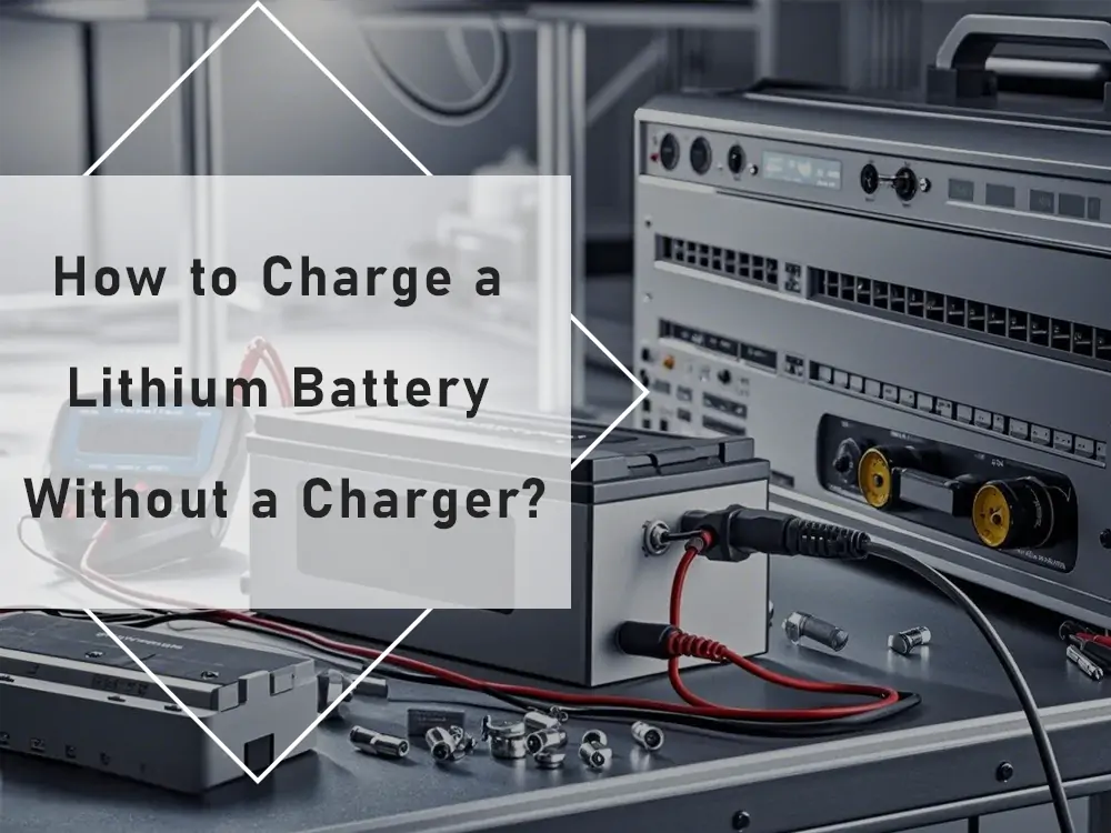 How to Charge a Lithium Battery Without a Charger