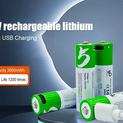 Baterai 1.5V yang dapat diisi ulang dengan Lithium-AA