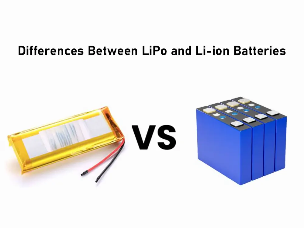 リポバッテリーとリチウムイオンバッテリーの違い