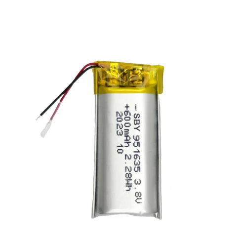 600mAh 3.8V小型ソフトパックリポ充電池