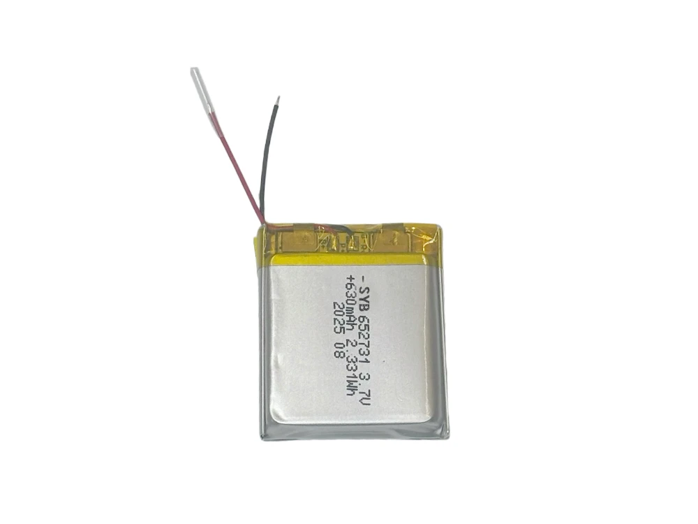630mAh 3.7v Small Soft-pack Lipo Rechargeable Battery