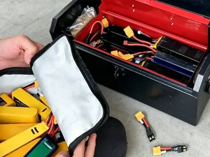 How should LiPo batteries be stored